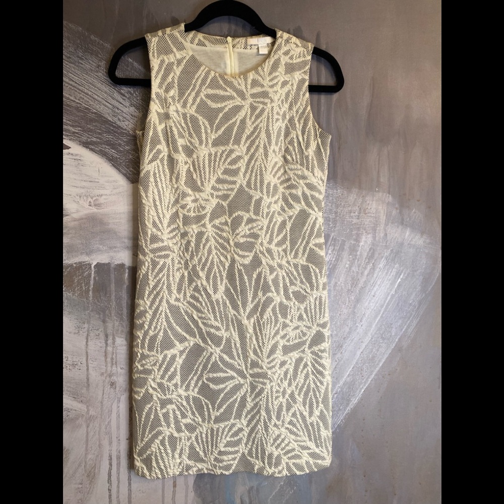 Hugo Boss • Textured • Knit • Floral Print Dress • Size 2
